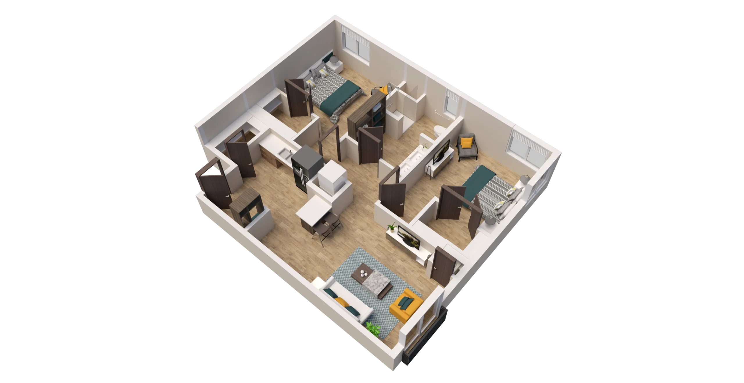 AL-Unit-2-ADA-945-GSF-3-D-Floor-Plan-scaled